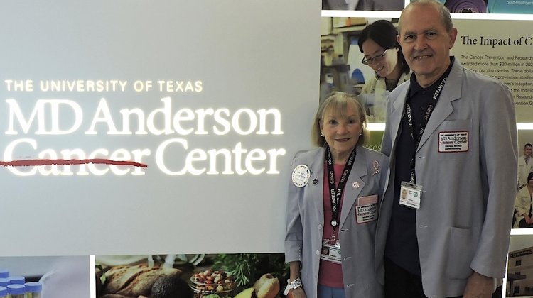 The Herrons at the MD Anderson Cancer Center